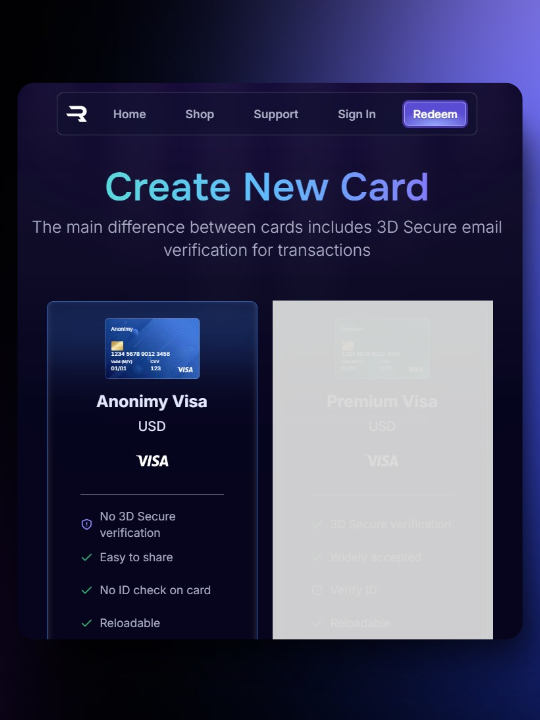 buy VISA Prepaid card